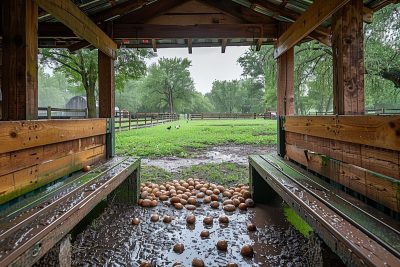 Comment prévenir la boue dans votre poulailler durant l'automne ?